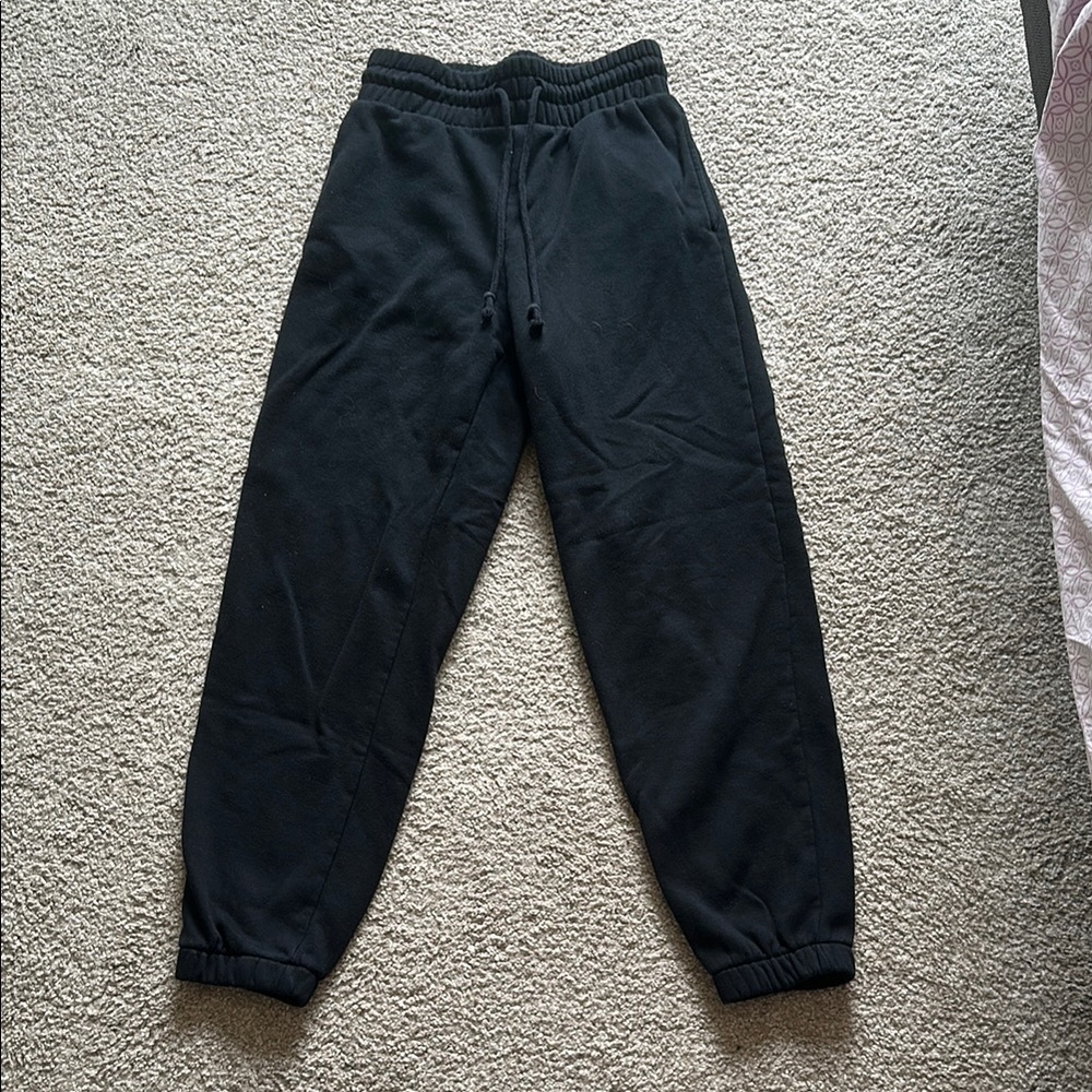 Black Jogger Sweatpants